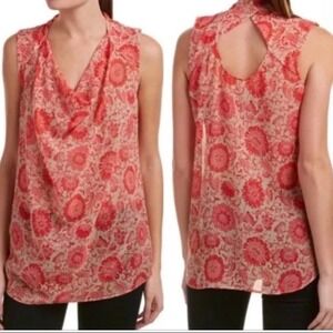 CAbi #5037 Vita Sleeveless Blouse Sheer Blouse